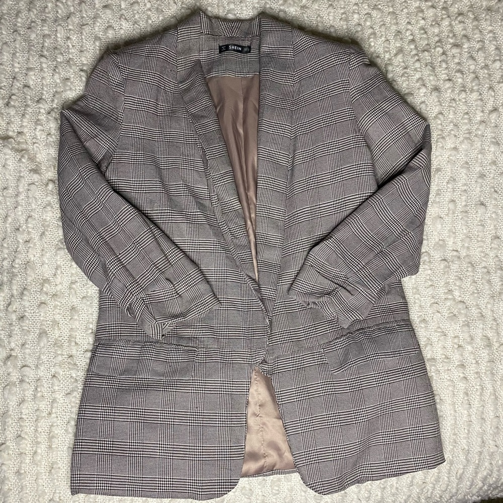 Plaid Blazer